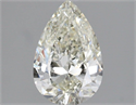 Natural Diamond 1.50 Carats, Pear with  Cut, K Color, SI1 Clarity and Certified by GIA