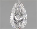 Natural Diamond 1.00 Carats, Pear with  Cut, E Color, I1 Clarity and Certified by IGI