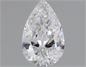 Natural Diamond 0.46 Carats, Pear with  Cut, D Color, VS1 Clarity and Certified by GIA