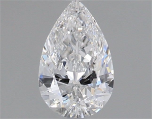 Picture of Natural Diamond 0.46 Carats, Pear with  Cut, D Color, VS1 Clarity and Certified by GIA