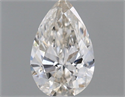 Natural Diamond 0.33 Carats, Pear with  Cut, J Color, VVS1 Clarity and Certified by GIA