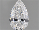 Diamante Natural 1.25 quilates, De pera , Color E, claridad IF y certificado GIA