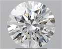 Natural Diamond 2.58 Carats, Round with Excellent Cut, G Color, IF Clarity and Certified by GIA