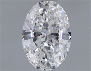 Picture of Natural Diamond 0.50 Carats, Oval with  Cut, D Color, SI2 Clarity and Certified by GIA