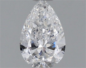 Picture of Natural Diamond 0.50 Carats, Pear with  Cut, D Color, SI1 Clarity and Certified by GIA