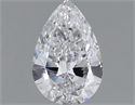 Natural Diamond 1.00 Carats, Pear with  Cut, D Color, SI1 Clarity and Certified by GIA