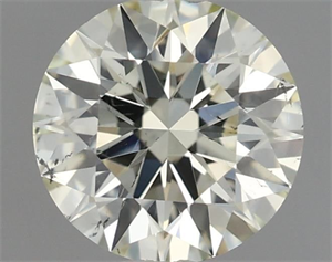 Picture of Natural Diamond 0.75 Carats, Round with Excellent Cut, L Color, SI1 Clarity and Certified by IGI