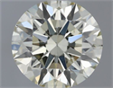 Natural Diamond 0.70 Carats, Round with Excellent Cut, M Color, VS1 Clarity and Certified by IGI