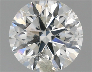 Picture of Natural Diamond 0.81 Carats, Round with Excellent Cut, F Color, I1 Clarity and Certified by IGI