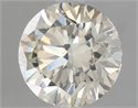 Natural Diamond 1.72 Carats, Round with Excellent Cut, L Color, SI1 Clarity and Certified by IGI