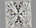 Natural Diamond 0.90 Carats, Princess with  Cut, G Color, SI1 Clarity and Certified by GIA