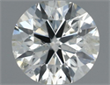 Natural Diamond 0.50 Carats, Round with Very Good Cut, I Color, I1 Clarity and Certified by IGI
