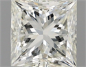 Natural Diamond 0.40 Carats, Princess with  Cut, I Color, VS2 Clarity and Certified by IGI