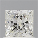 Diamante Natural 0.53 quilates, Princesa , Color G, claridad VVS1 y certificado IGI