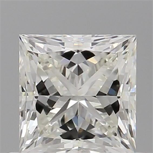Picture of Natural Diamond 0.70 Carats, Princess with  Cut, H Color, VVS1 Clarity and Certified by IGI