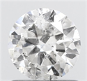 Natural Diamond 0.72 Carats, Round with Very Good Cut, E Color, I1 Clarity and Certified by IGI