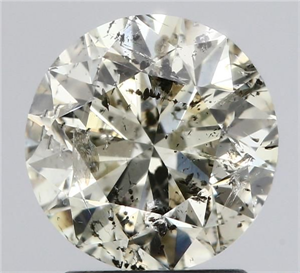 Picture of Natural Diamond 2.00 Carats, Round with Very Good Cut, M Color, I1 Clarity and Certified by IGI