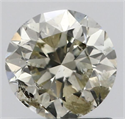 Natural Diamond 1.00 Carats, Round with Very Good Cut, L Color, I1 Clarity and Certified by IGI