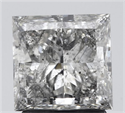 Natural Diamond 1.97 Carats, Princess with  Cut, H Color, I1 Clarity and Certified by IGI