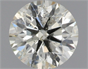 Diamante Natural 1.23 quilates, Redondo , Color M, claridad I1 y certificado GIA