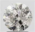 Natural Diamond 1.57 Carats, Round with Excellent Cut, J Color, I1 Clarity and Certified by IGI