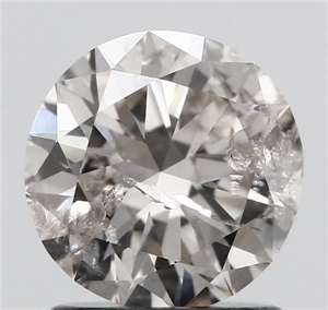 Picture of Natural Diamond 1.21 Carats, Round with Very Good Cut, K Color, I1 Clarity and Certified by IGI