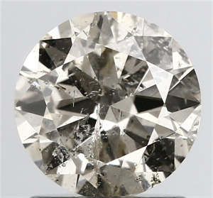 Picture of Natural Diamond 1.01 Carats, Round with Excellent Cut, L Color, I1 Clarity and Certified by IGI