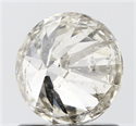 Natural Diamond 1.02 Carats, Round with Very Good Cut, K Color, I1 Clarity and Certified by IGI
