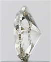 Natural Diamond 0.51 Carats, Oval with  Cut, L Color, I1 Clarity and Certified by IGI