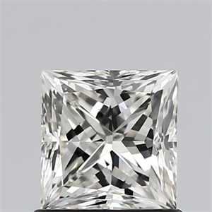 Picture of Natural Diamond 0.90 Carats, Princess with  Cut, I Color, VS1 Clarity and Certified by IGI