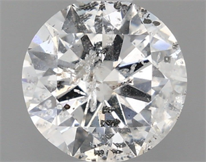 Picture of Natural Diamond 1.01 Carats, Round with Very Good Cut, F Color, I1 Clarity and Certified by IGI