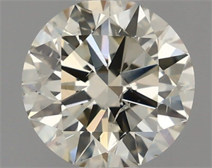 Picture of Natural Diamond 0.90 Carats, Round with Excellent Cut, L Color, SI1 Clarity and Certified by IGI