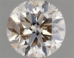 Picture of Natural Diamond 0.91 Carats, Round with Very Good Cut, L Color, I1 Clarity and Certified by IGI