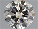 Natural Diamond 0.90 Carats, Round with Very Good Cut, L Color, VS1 Clarity and Certified by IGI