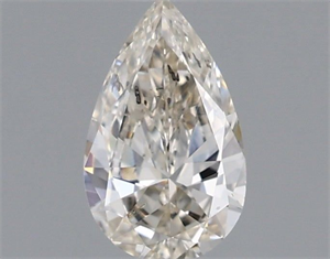 Picture of Natural Diamond 0.30 Carats, Pear with  Cut, I Color, SI2 Clarity and Certified by IGI