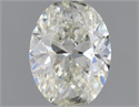 Natural Diamond 1.20 Carats, Oval with  Cut, I Color, SI1 Clarity and Certified by IGI