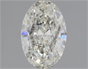 Natural Diamond 1.20 Carats, Oval with  Cut, I Color, SI2 Clarity and Certified by IGI