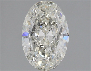 Picture of Natural Diamond 1.20 Carats, Oval with  Cut, I Color, SI2 Clarity and Certified by IGI