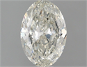 Natural Diamond 1.00 Carats, Oval with  Cut, I Color, SI2 Clarity and Certified by IGI