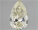 Natural Diamond 1.00 Carats, Pear with  Cut, K Color, SI2 Clarity and Certified by IGI