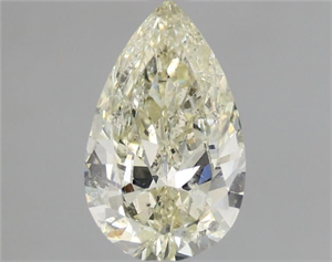 Picture of Natural Diamond 1.00 Carats, Pear with  Cut, K Color, SI2 Clarity and Certified by IGI