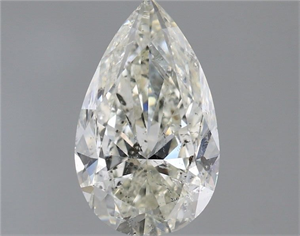Picture of Natural Diamond 1.50 Carats, Pear with  Cut, I Color, SI2 Clarity and Certified by IGI