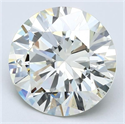 Natural Diamond 5.13 Carats, Round with Excellent Cut, L Color, SI1 Clarity and Certified by GIA