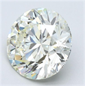 Diamante Natural 4.01 quilates, Redondo , Color L, claridad VS2 y certificado GIA