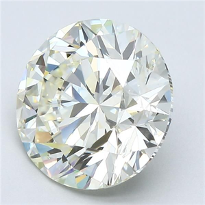 Foto Diamante Natural 4.01 quilates, Redondo , Color L, claridad VS2 y certificado GIA de