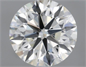 Natural Diamond 0.85 Carats, Round with Excellent Cut, J Color, VVS1 Clarity and Certified by IGI