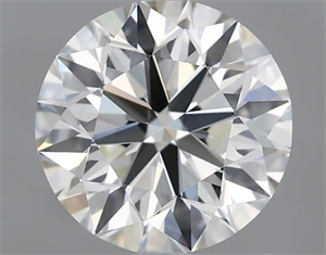 Picture of Natural Diamond 0.85 Carats, Round with Excellent Cut, J Color, VVS1 Clarity and Certified by IGI
