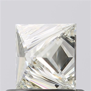 Picture of Natural Diamond 0.70 Carats, Princess with  Cut, I Color, VVS1 Clarity and Certified by GIA