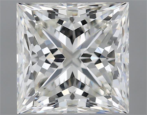 Foto Diamante Natural 1.50 quilates, Princesa , Color I, claridad VVS1 y certificado IGI de