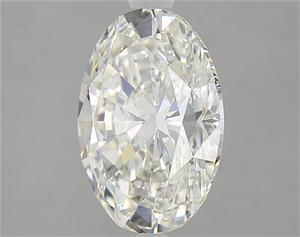 Foto Diamante Natural 3.01 quilates, Ovalado , Color I, claridad SI1 y certificado GIA de